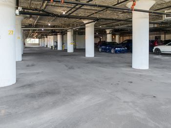 Indoor heated garage
